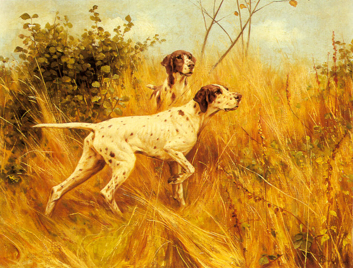 Hunting_Thomas Blinks_Two Pointers In A Landscape (700x532, 230Kb)