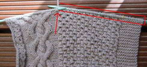 cable cardigan sideways (2) (489x224, 21Kb)