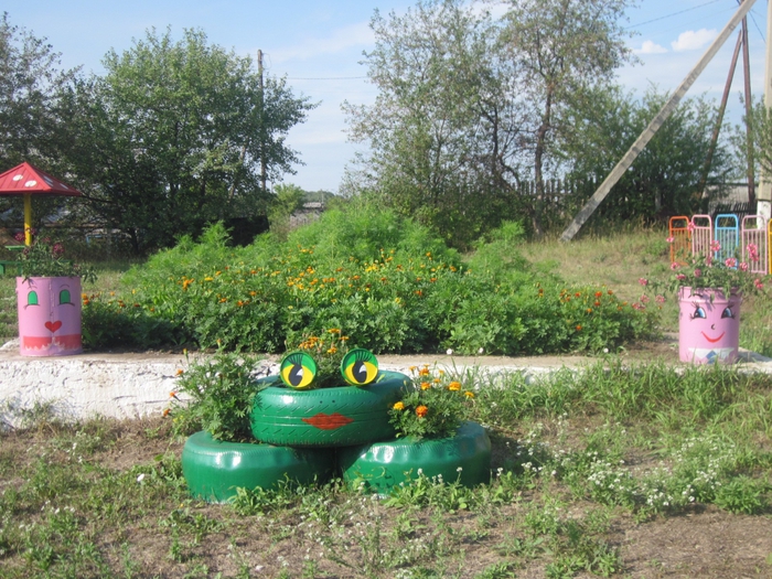 Подворье в детском саду на участке фото