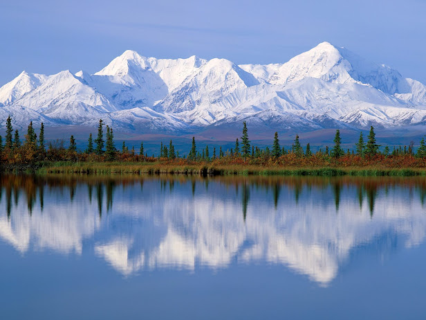 Majestic Reflections, Alaska (616x462, 84Kb)