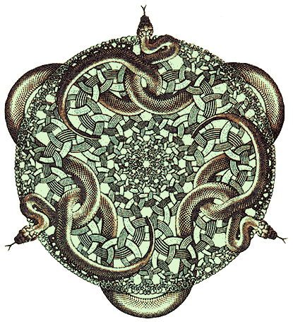 illusion_esher_snakes (415x455, 41Kb)