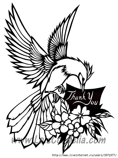 bird+flowers-thankyou (450x600, 162Kb)