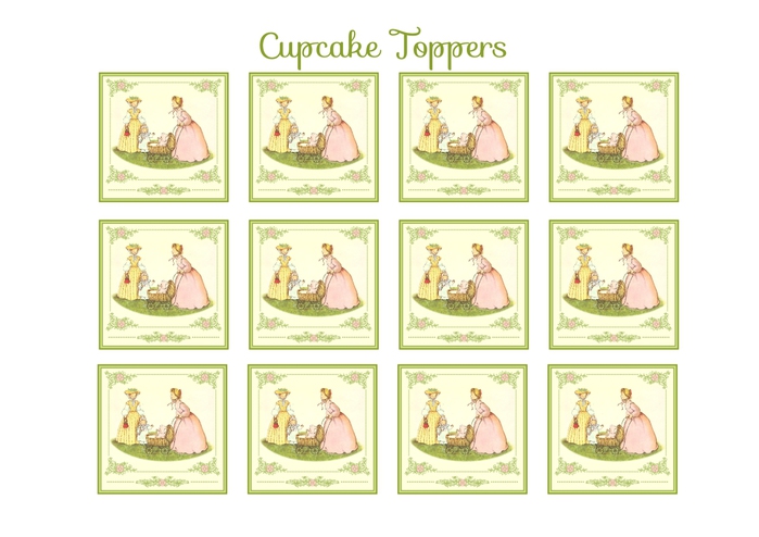 vintagebabyshowercupcaketoppers (700x494, 146Kb)