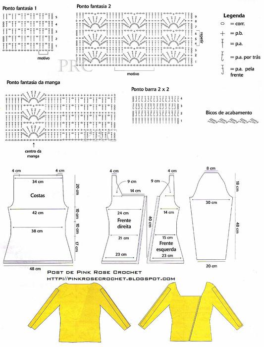 Jaqueta em Croche gr - PRoseCrochet (533x700, 59Kb)