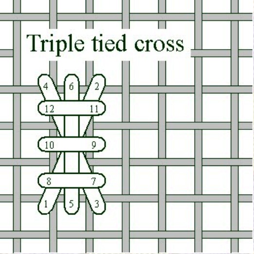 Triple tied cross (522x522, 72Kb)