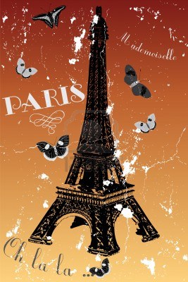 12080989-paris--vintage-poster-with-eiffel-tower-butterflies-and-french-text (267x400, 37Kb)