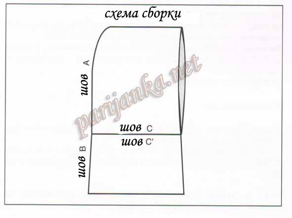 Капор женский спицами из пуха норки с описанием и схемами