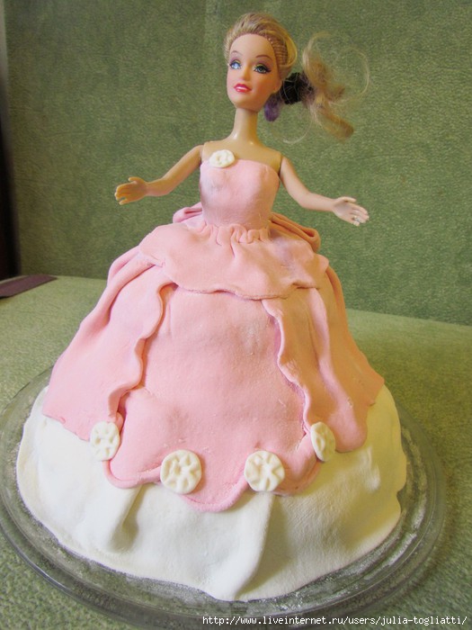 Торт Кукла – 5 рецептов, как сделать праздничный торт для девочки своими руками