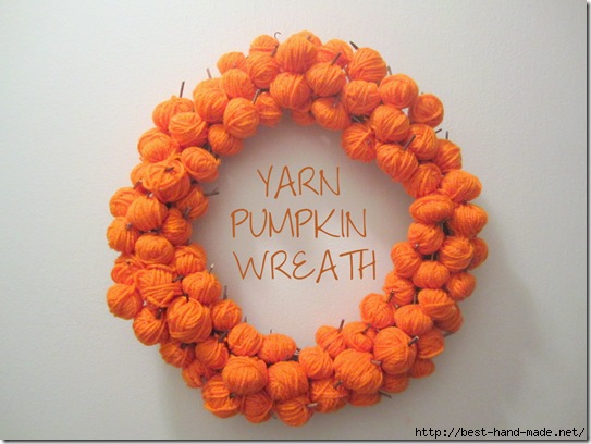 Yarn Pumpkin Wreath {KraftyKat}_thumb[5] (543x408, 119Kb)