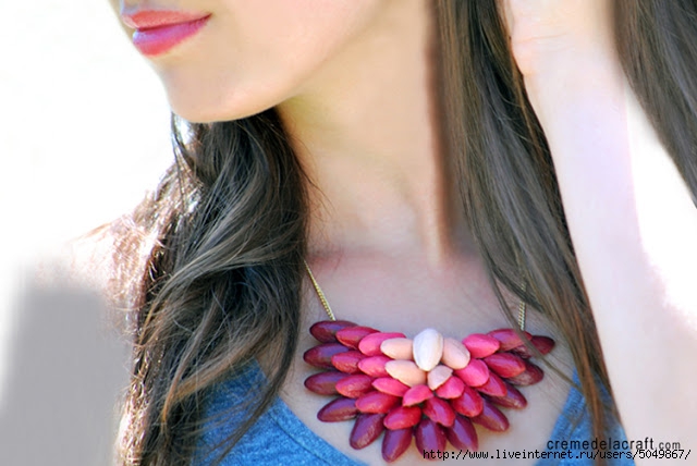 DIY-Tutorial-Project-Idea-Gift-Make-Ombre-Necklace-Pistachio-Shells-Craft (640x428, 154Kb)