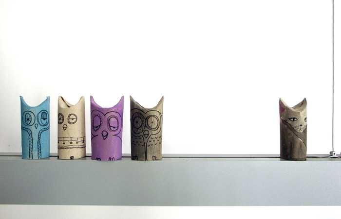 Toilet Paper Owls with doodles (700x451, 48Kb)