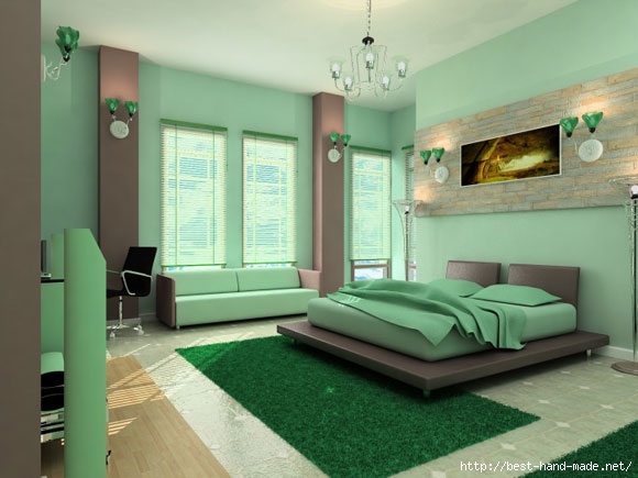 Cool-green-bedrom-interior-decoration-photo (580x435, 130Kb)