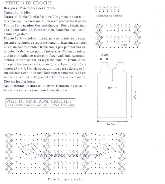 Vestido de Croche - Gr - PRose Crochet (626x700, 213Kb)