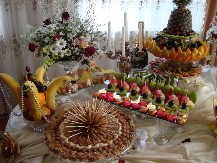 Фуршетный стол на свадьбу дома у жениха рецепты с фото