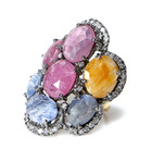Превью Caviar Dreams Pink, Yellow and Blue Sapphire Ring (302x322, 72Kb)