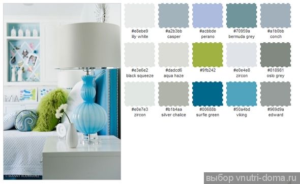 Голубые и серые оттенки в интерьере квартиры в стиле неоклассика во французской будуарной тематике
