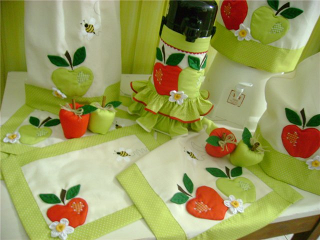Кухонный текстиль как элемент декора