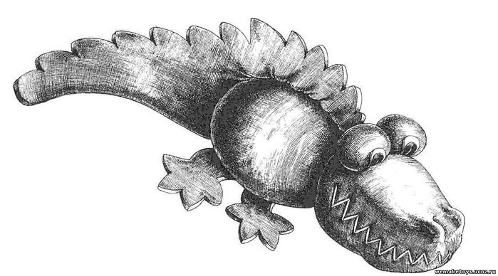 Донка крокодил монтаж рисунок
