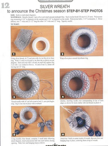 Magic Crochet #140  -Silver Wreath 1 (379x512, 50Kb)