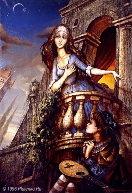 Картина ромео и джульетта на балконе