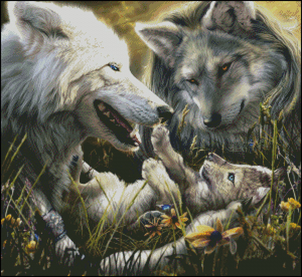 Wolf_Family_-_Heather_Schumacher (600x552, 422Kb)