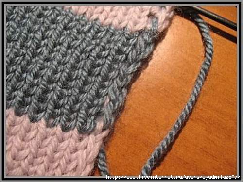 Как спрятать концы нитей в вязании