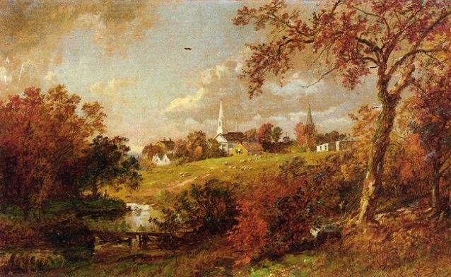 Back of the Village, Hastings-on-Hudson, New York (638x392, 340Kb)