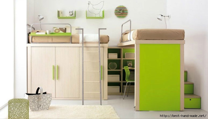 Tumidei-Shared-Kids-Room-Lime-and-white-theme-bedroom (700x402, 119Kb)
