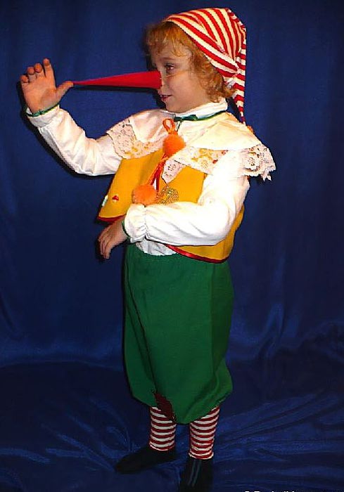Карнавальный костюм Буратино, рост 104-116 см
