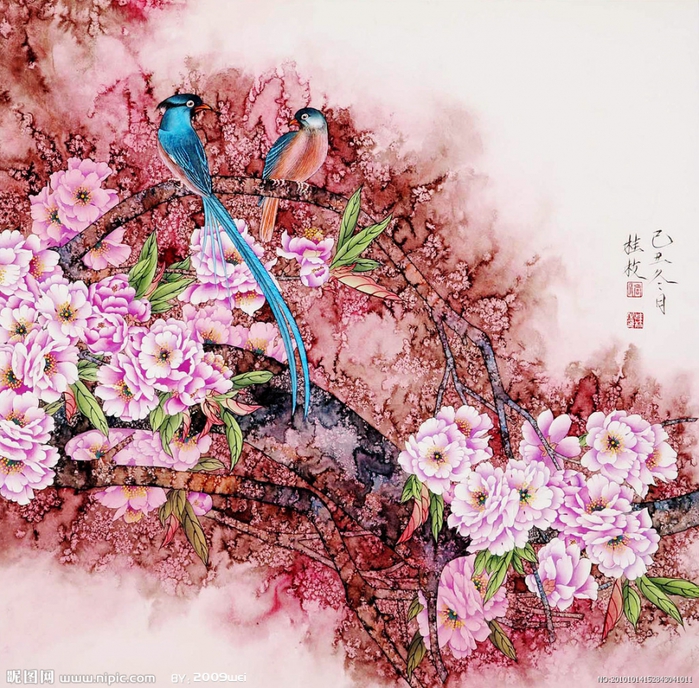 Китайская живопись картинки