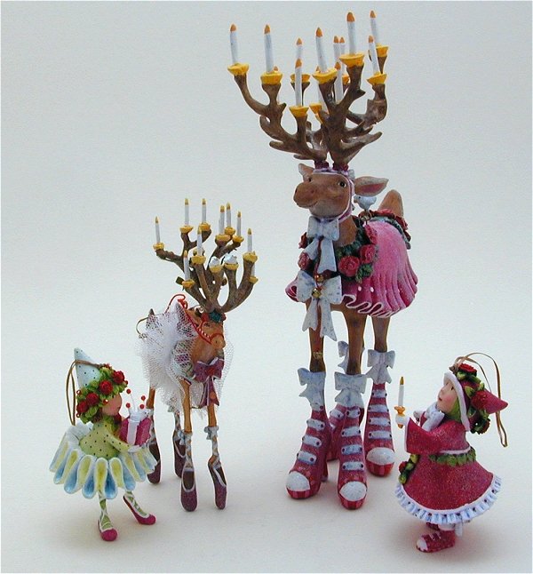 elves and reindeer (600x646, 71Kb)