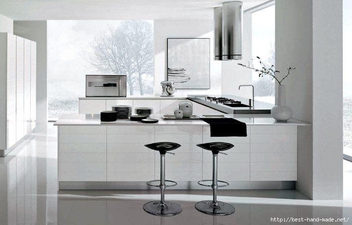 Modern-white-and-chrome-kitchen (700x448, 129Kb)