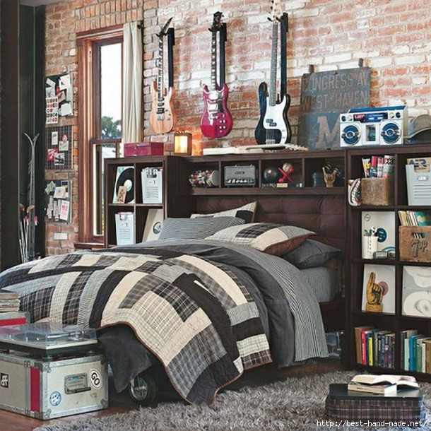 Boys-Room-Design-Ideas-musician-boy-bedroom-610x610 (610x610, 263Kb)