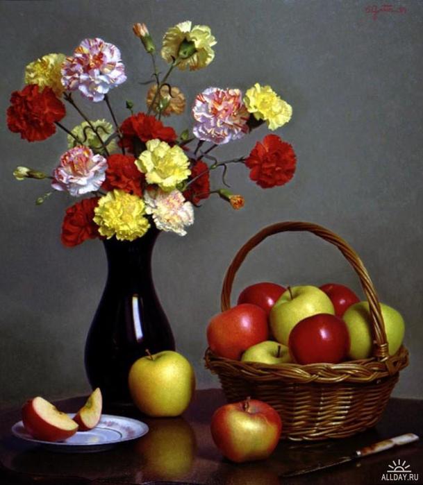 1239937083_carnations_and_apples (609x700, 52Kb)