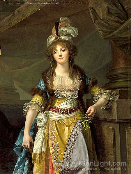 A Lady in Turkish Fancy Dress , 1790 (450x600, 66Kb)