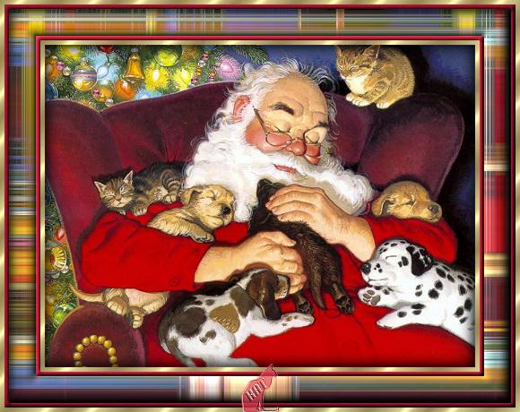 Santa%2520and%2520Friends%2520sleep%2520 (580x460, 62Kb)