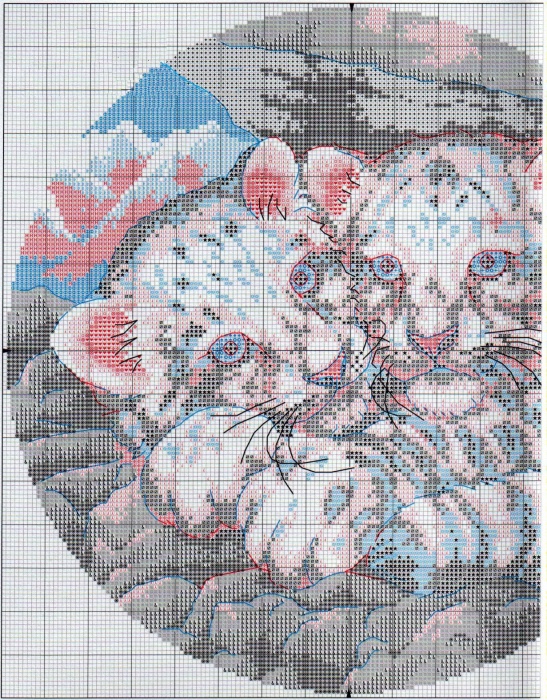 Stitchart-snow-leopard-cubs1 (547x700, 287Kb)