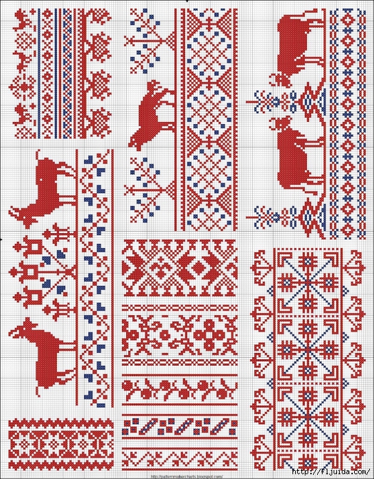 Collected velikorusskih and malorossiyskih patterns for embroidery - 06 (546x700, 523Kb)