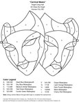  Glass pattern 003 Carnival Masks (540x700, 160Kb)
