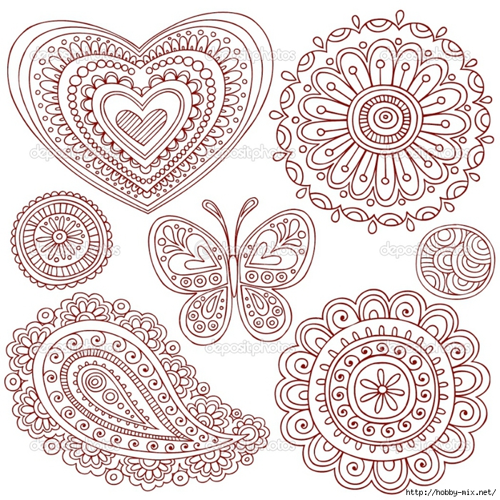 depositphotos_2764703-Henna-Mehndi-Paisley-Doodle-Vector-Design-Elements (700x700, 575Kb)