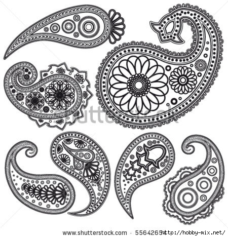 stock-vector-eps-vintage-paisley-patterns-for-design-55642654 (450x470, 174Kb)