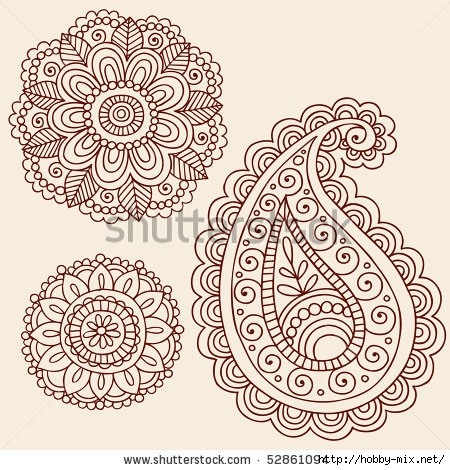 stock-vector-hand-drawn-henna-mehndi-tattoo-flowers-and-paisley-doodle-vector-illustration-design-elements-52861094 (450x470, 214Kb)