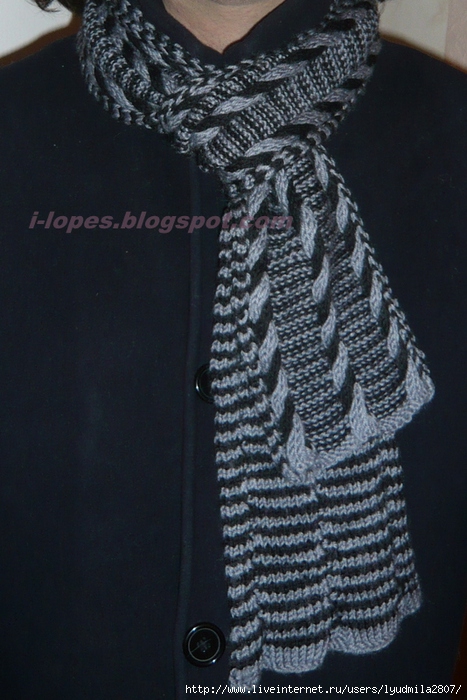 вязанные шарфы - Самое интересное в блогах