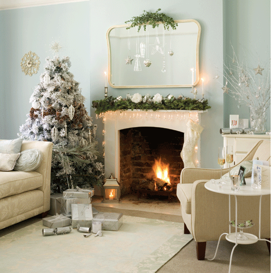Christmas Fall Holiday Tree - decor - decorations - decorating - living room design (550x550, 183Kb)