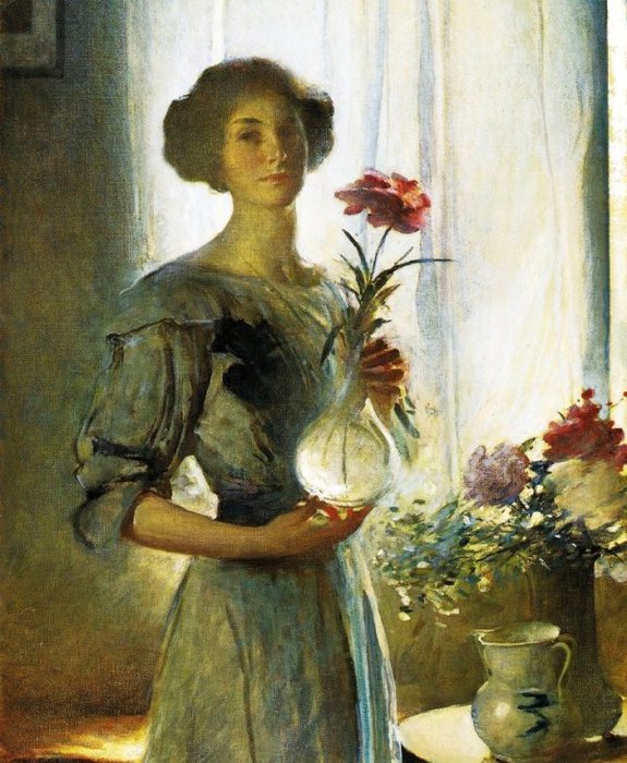 John White Alexander (1856-1915) June (575x700, 105Kb)