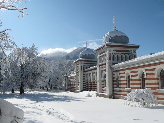 Гора железная Железноводск зимой