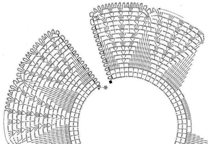 Воротник Крючком Схема И Описание На Платье фото 17