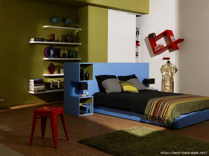 Green-teen-room-with-blue-bed (700x524, 136Kb)