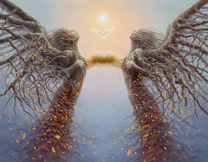 Tomasz Alen Kopera 1976 - Polish Magical Surrealism  painter - Tutt'Art@ (33) (700x544, 314Kb)