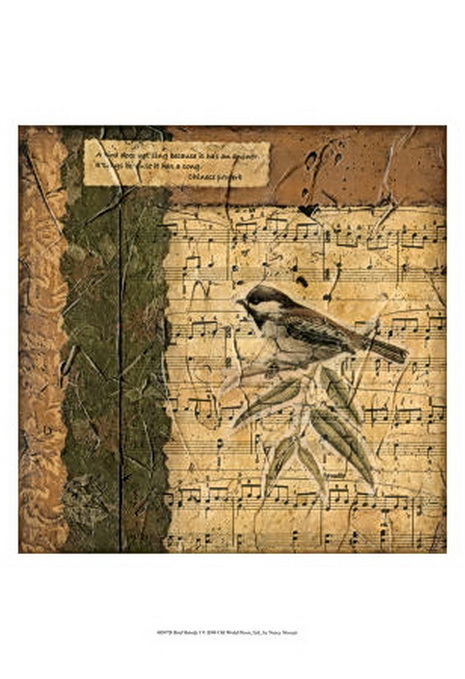 48507D~Bird-Melody-I-Posters (465x679, 105Kb)